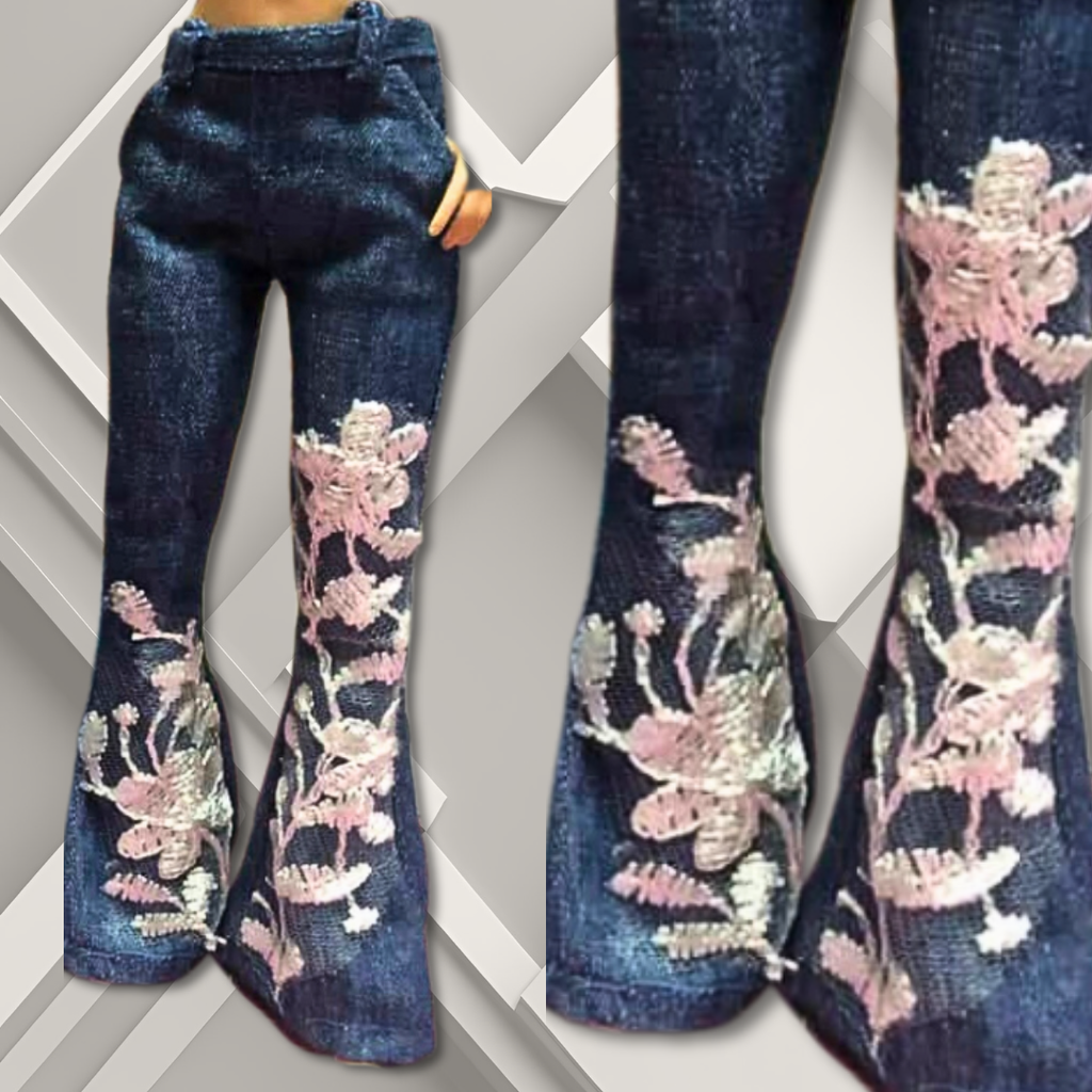 PRE- ORDER - Denim Flare Jeans - Ships Later This Month