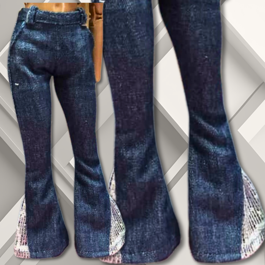 PRE- ORDER - Denim Flare Jeans - Ships Later This Month