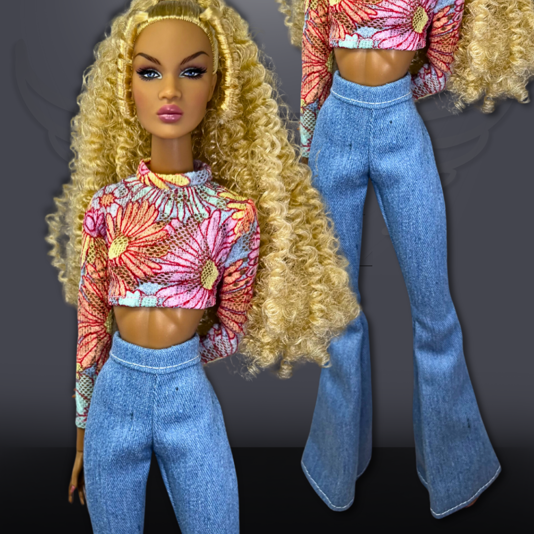 Retro Flare Set for 11.5” and 12” Fashion Dolls