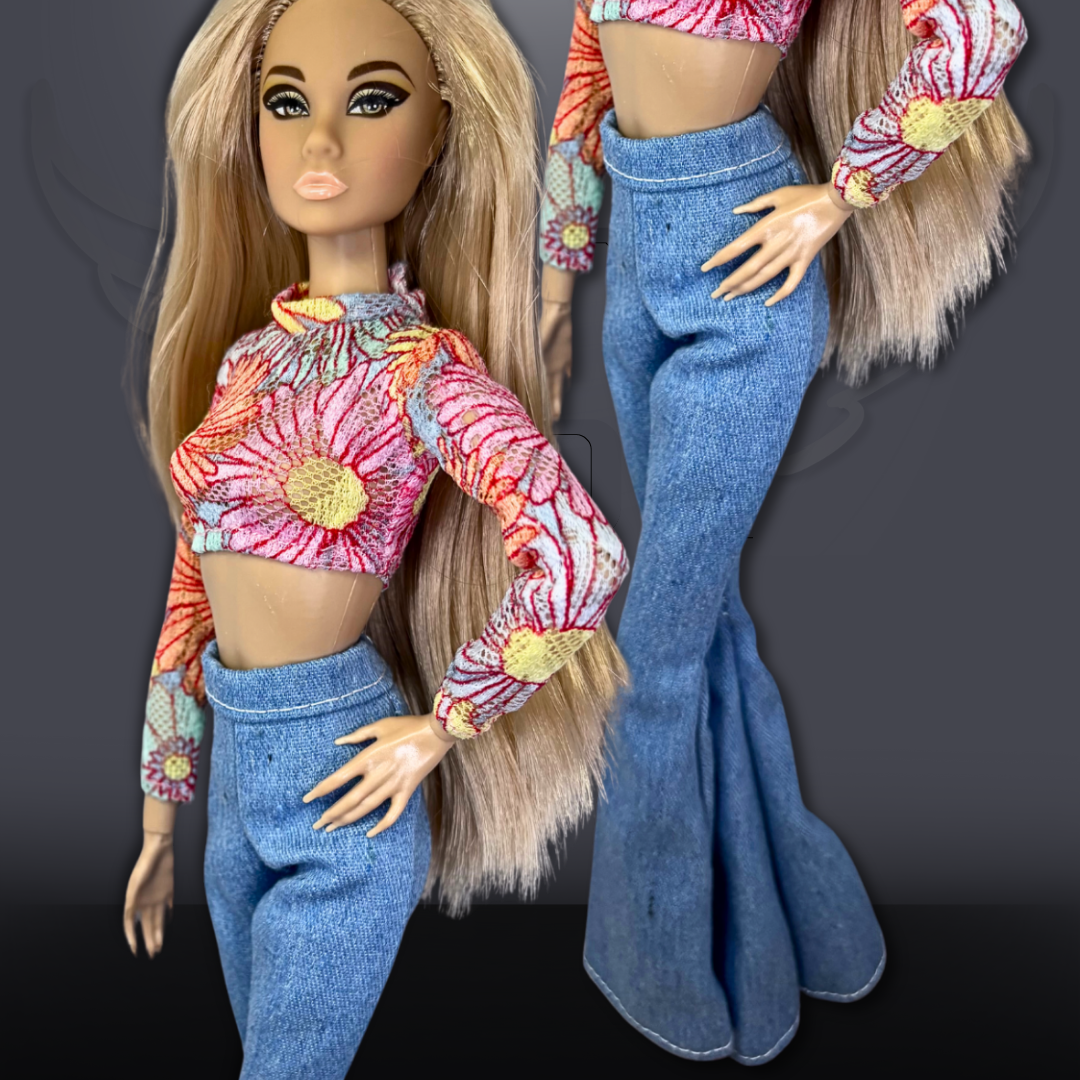 Retro Flare Set for 11.5” and 12” Fashion Dolls