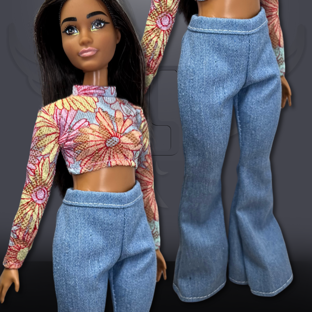 Retro Flare Set for 11.5” and 12” Fashion Dolls