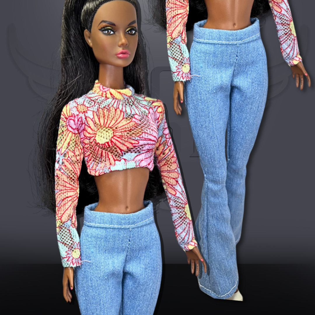 Retro Flare Set for 11.5” and 12” Fashion Dolls