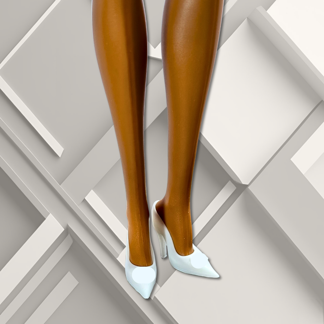 Drama Girl Classic Pumps with Luxury Accent for 11.5" and 12" Supermodel Fashion Dolls