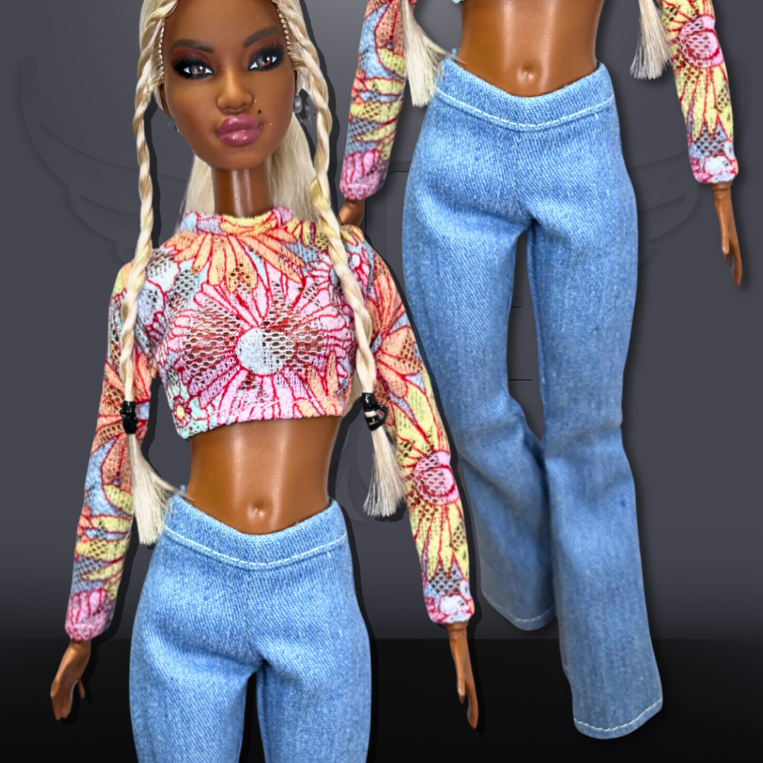 Retro Flare Set for 11.5” and 12” Fashion Dolls