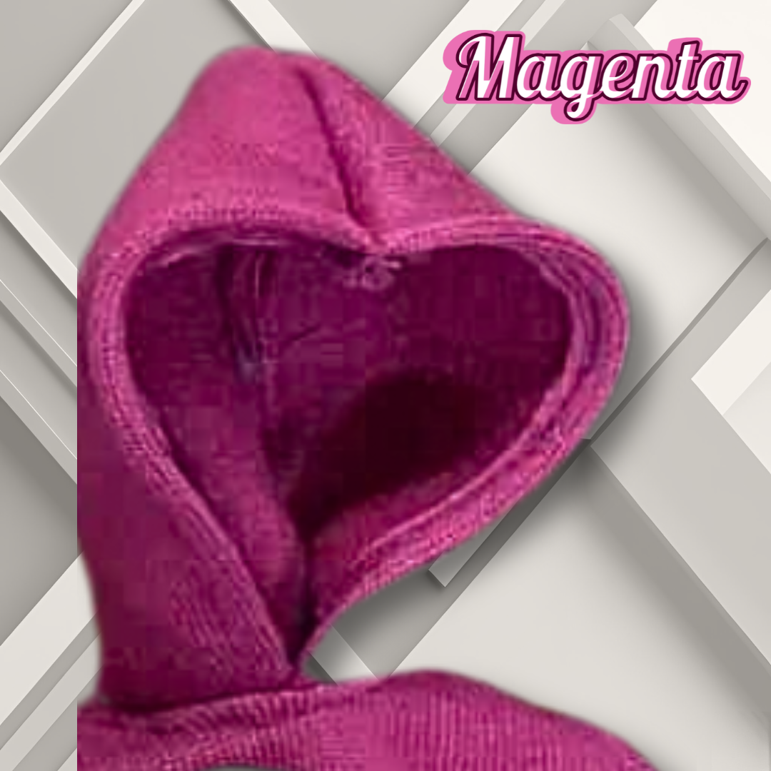 Simple Cropped Hoodie