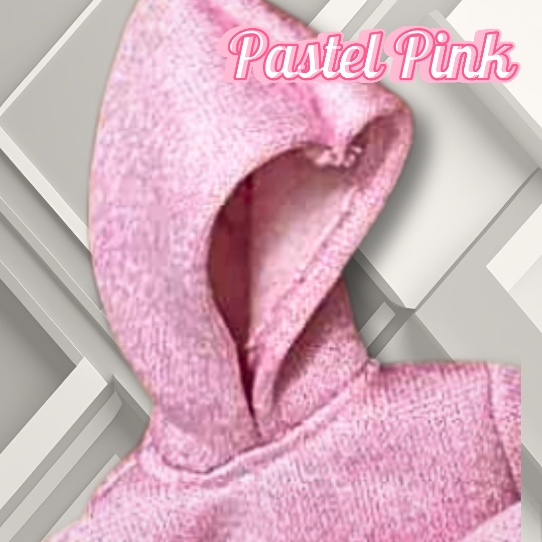 Simple Cropped Hoodie