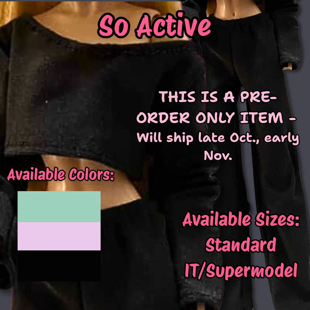 PRE- ORDER - So Active Set - Ships Later This Month