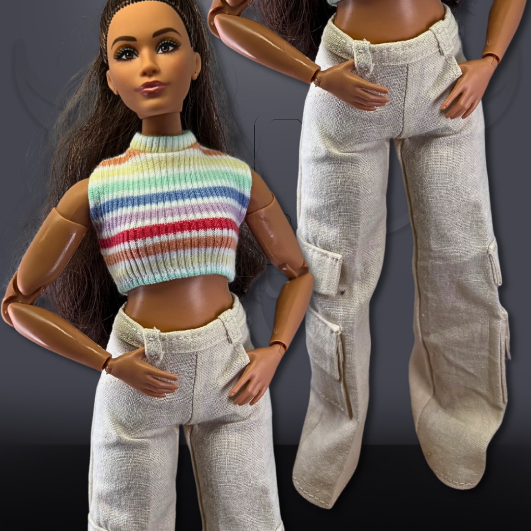 Mix ‘n’ Match Cargo Khakis and Top