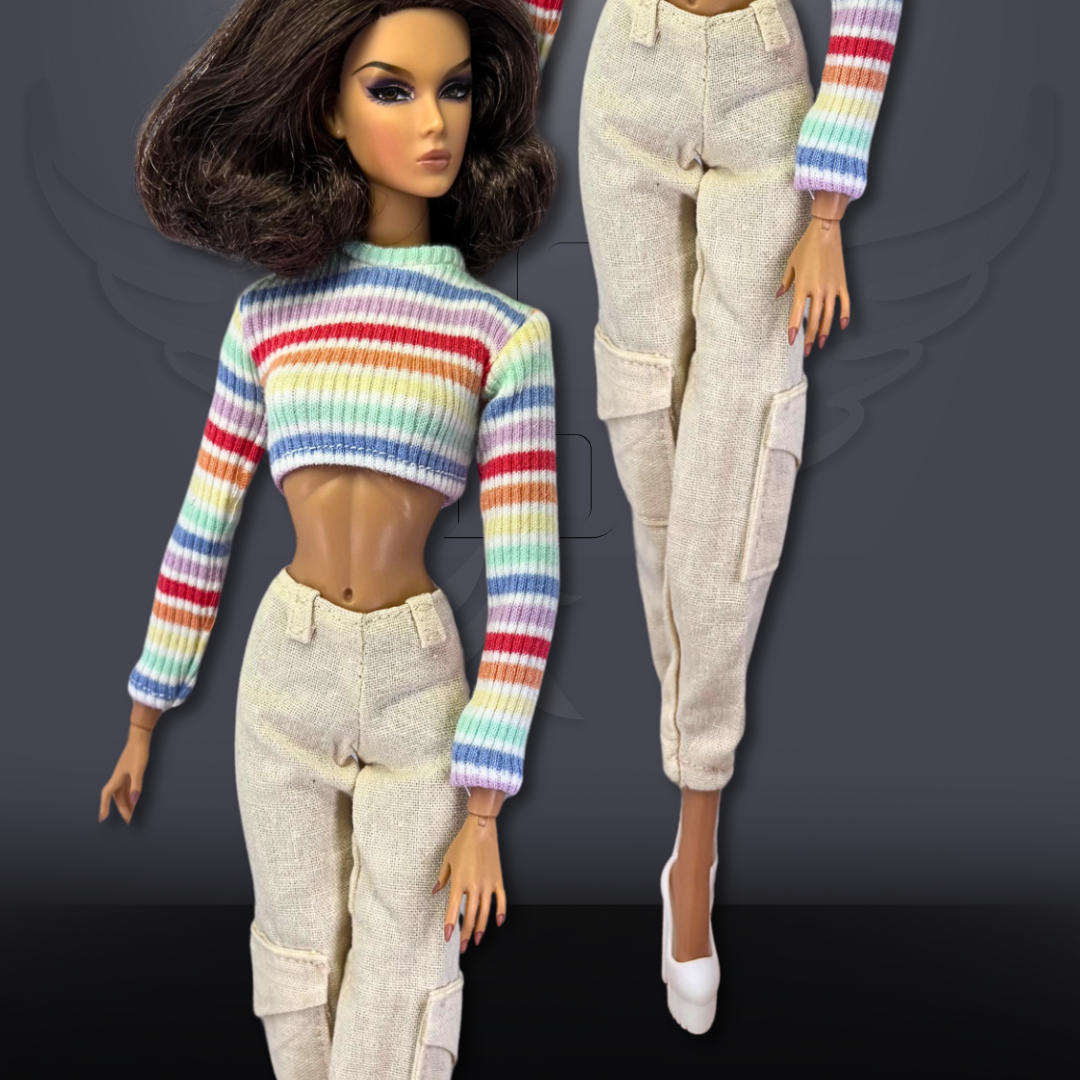 Mix ‘n’ Match Cargo Khakis and Top